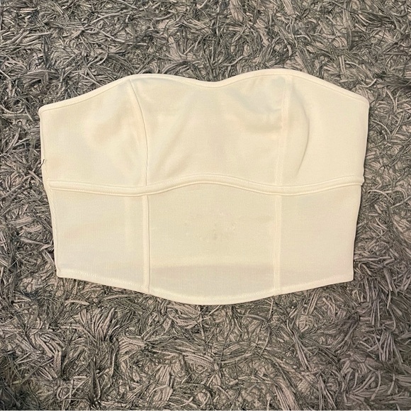 H&M white corset top - Picture 3 of 4